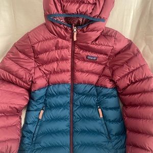 Patagonia reversible down hoody girls